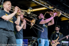 Brass Monkees Nantwich Jazz Festival 2018 Brass Section 2