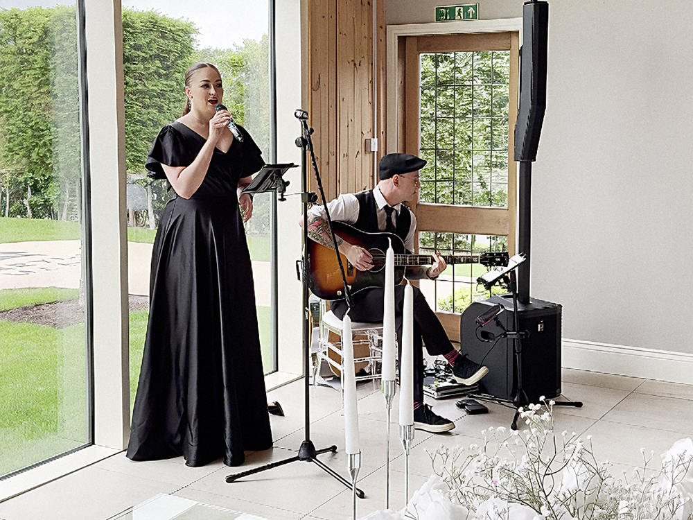 Acoustic Singer and Guitarist Choice of Music