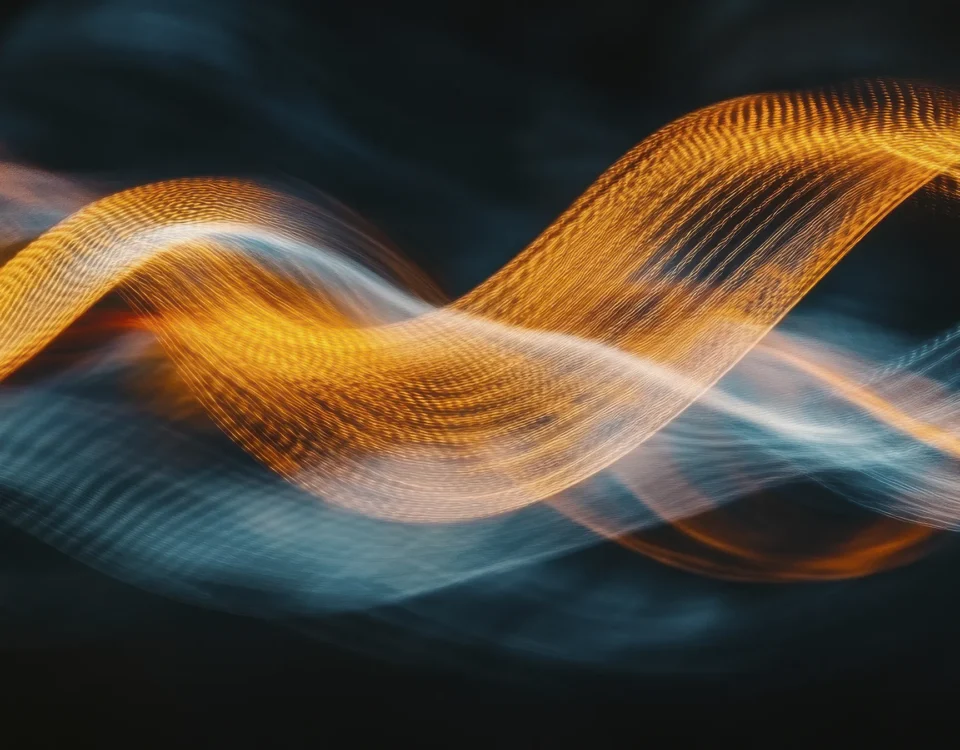Sound wave graphic illustrating music volume and sound limiters at Liverpool wedding venues